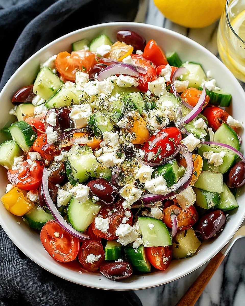 Greek Salad: A Refreshingly Simple Delight