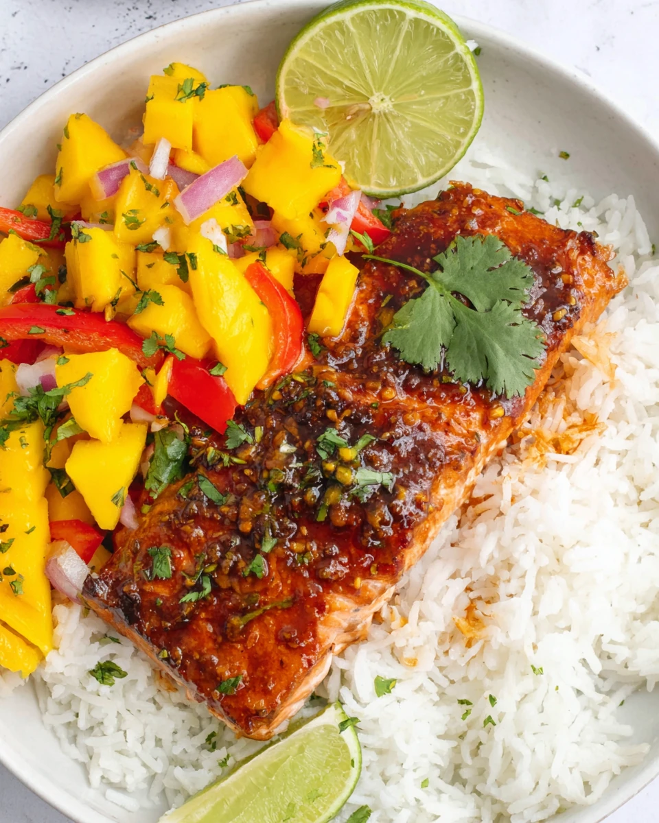 Honey Lime Salmon with Mango Salsa: A Delicious Delight