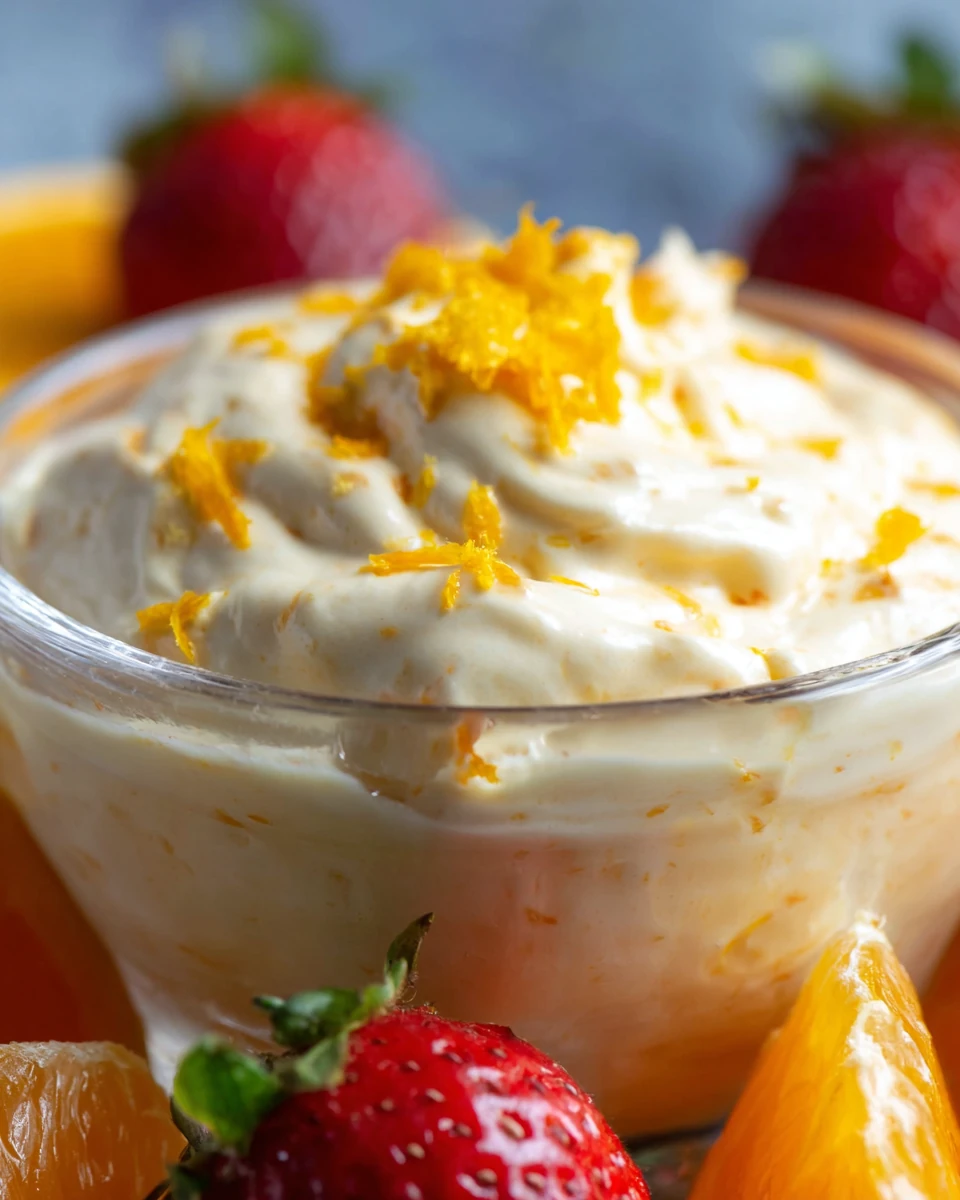 Delightful Orange Creamsicle Fruit Dip Recipe