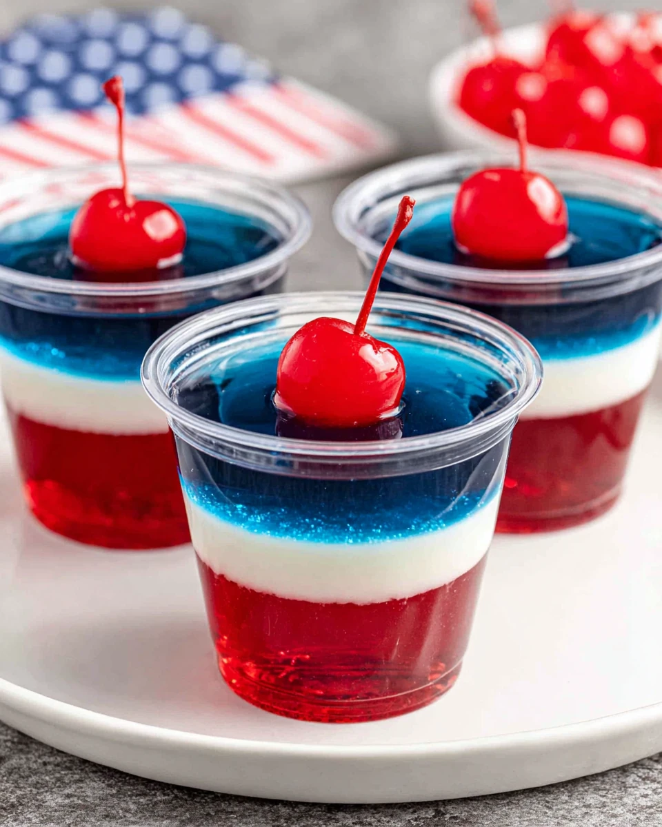 Irresistibly Fun Red White and Blue Jello for Celebrations