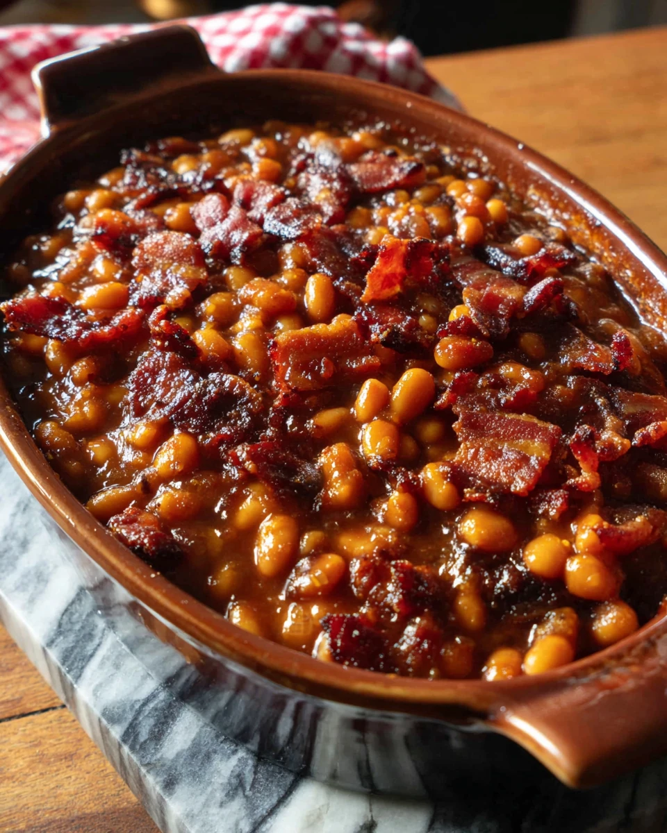 Delicious Southern Baked Beans with Bacon Recipe
