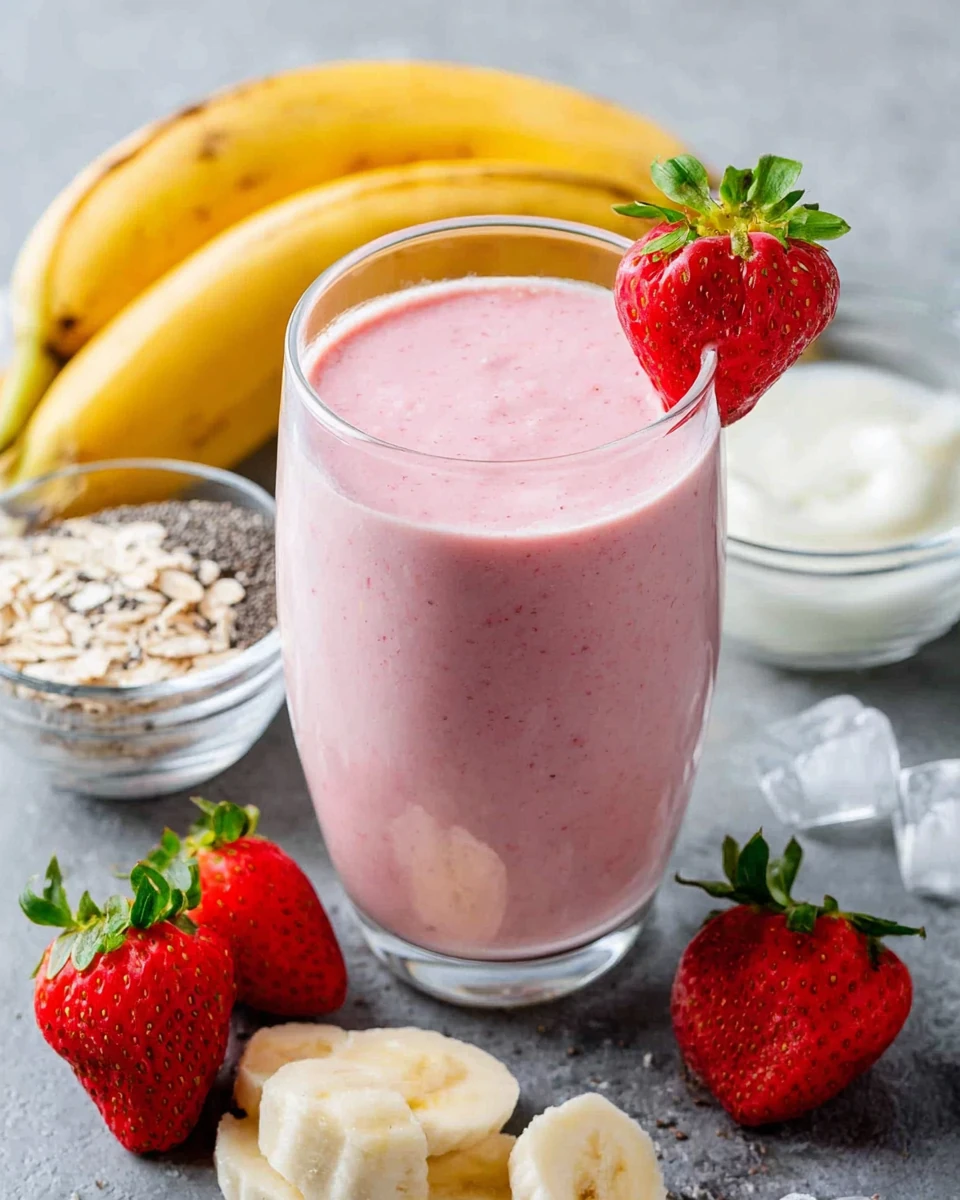 Strawberry Banana Protein Smoothie: A Creamy Delight