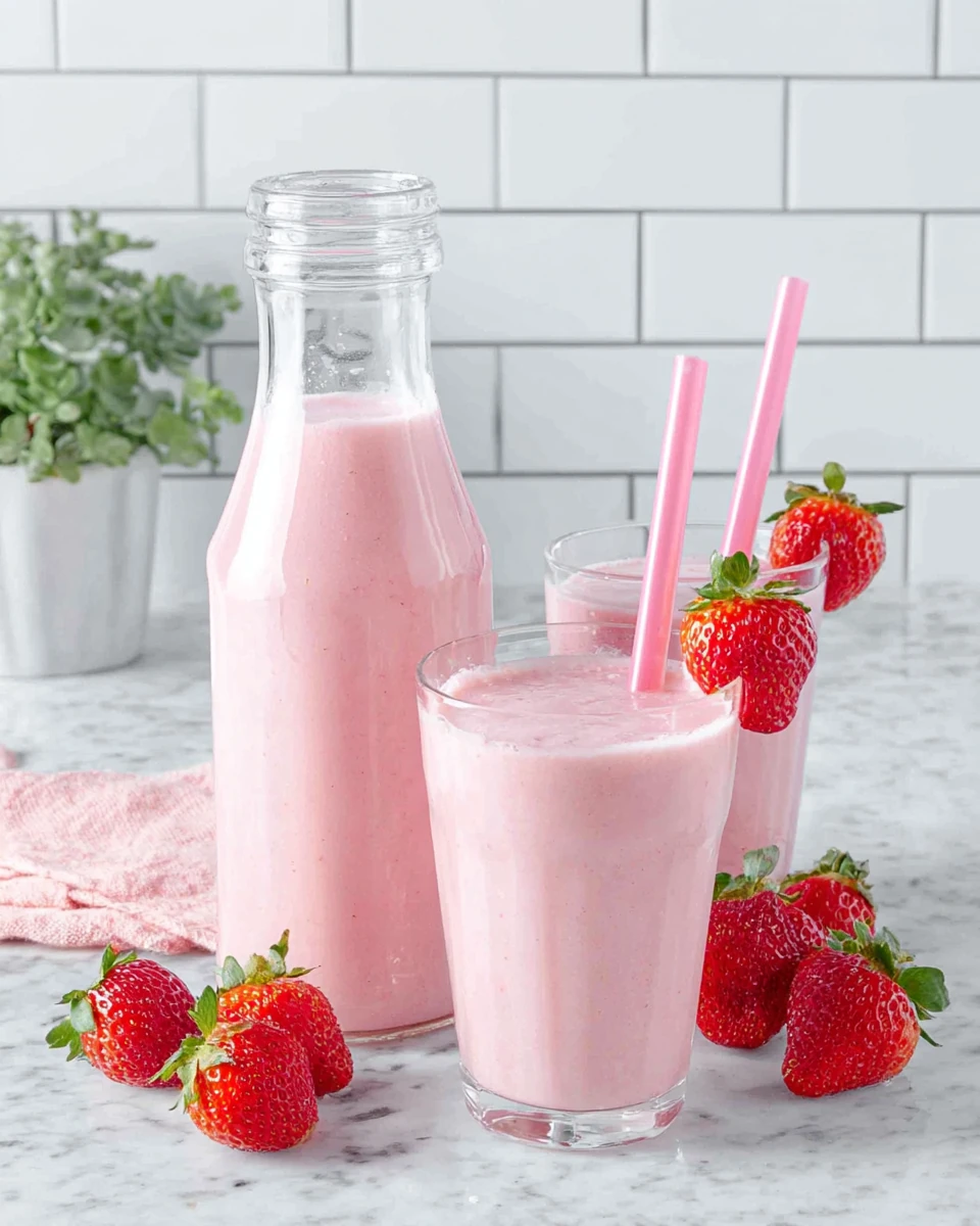 Delicious Strawberry Smoothie Recipe with Yogurt