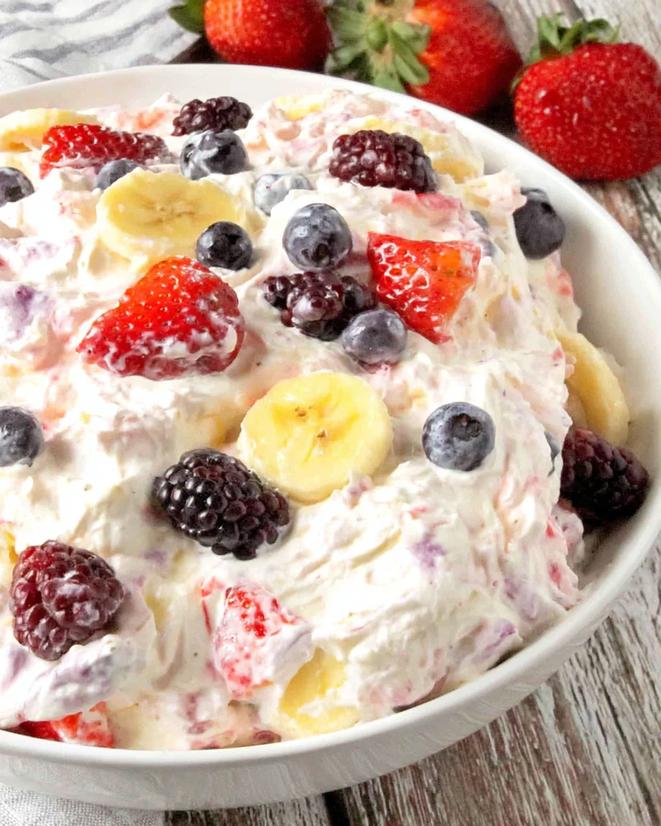 Summer Berry Cheesecake Salad: A Refreshing Delight