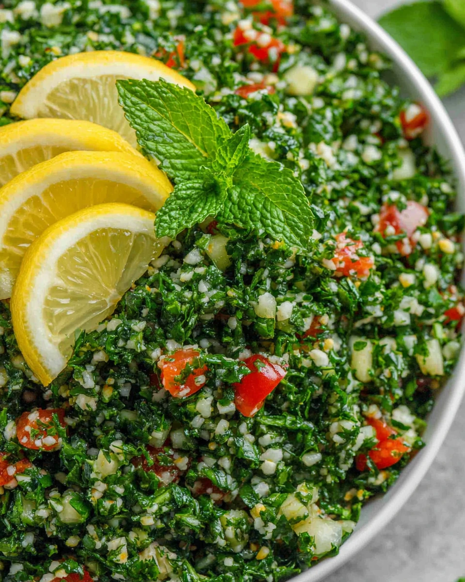 Deliciously Fresh Tabbouleh Salad Recipe