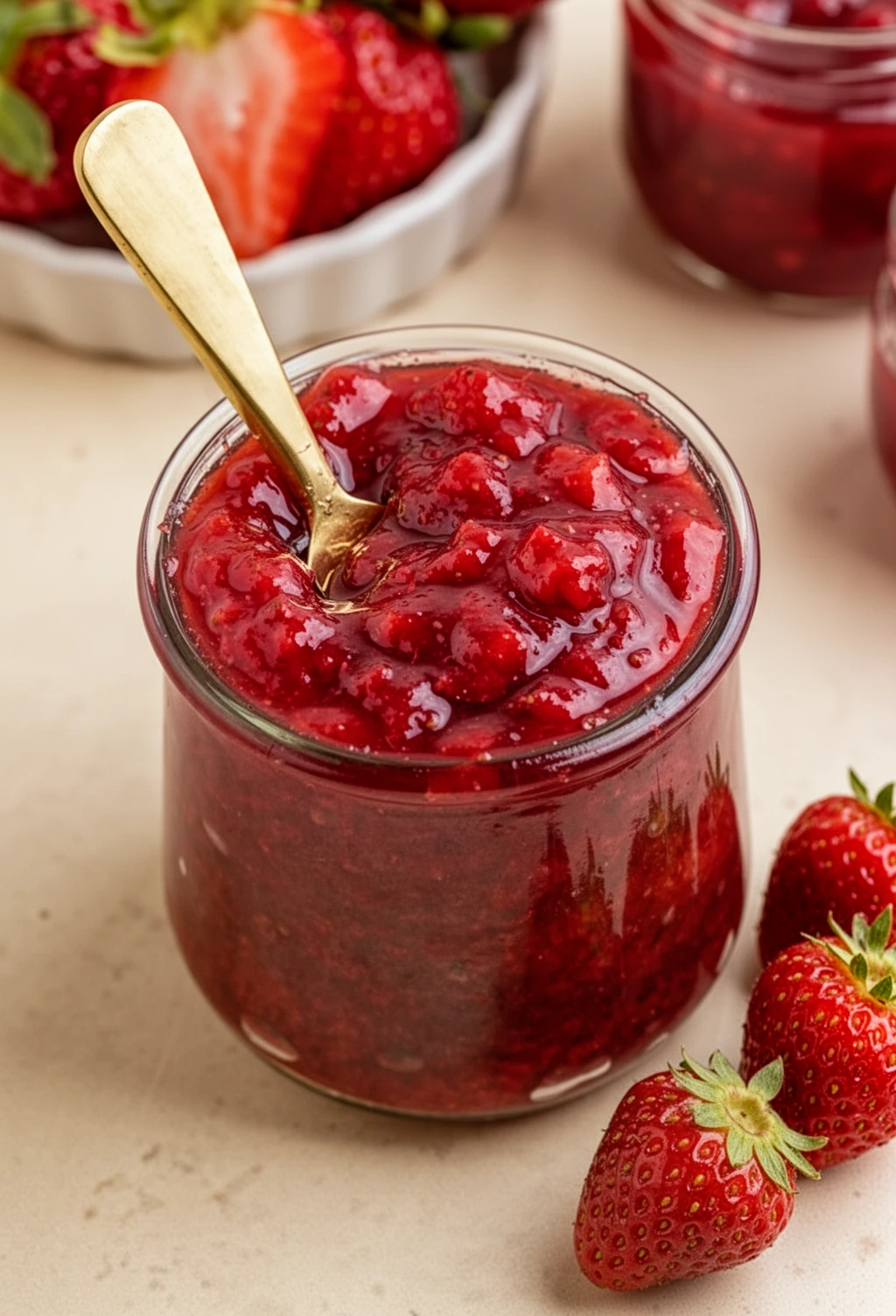 3-Ingredient Strawberry Preserves Recipe: Simple and Delicious