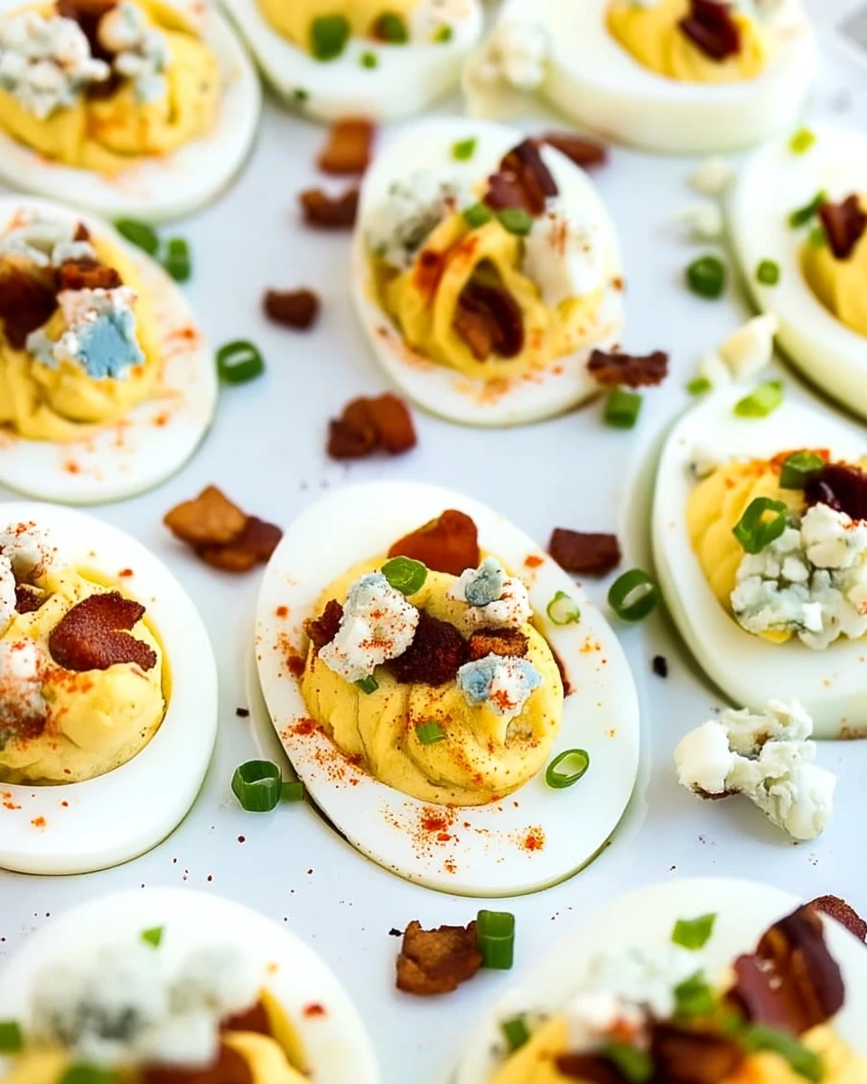 Bacon Blue Cheese Deviled Eggs: A Deliciously Indulgent Treat