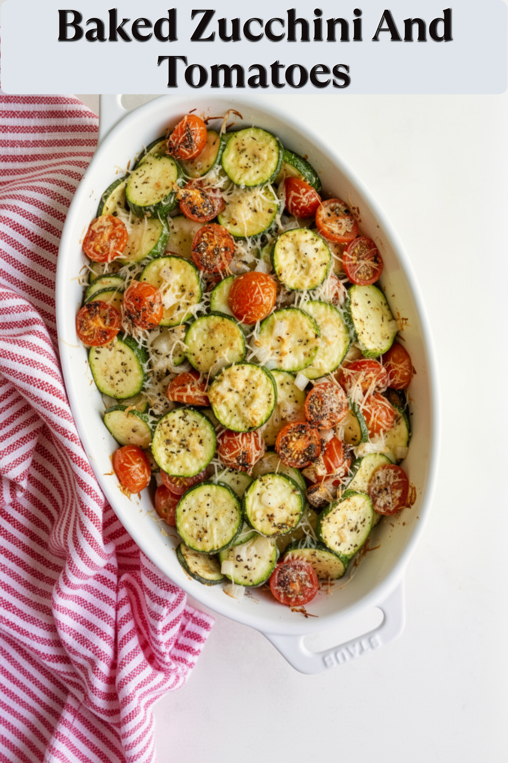 baked zucchini and tomatoes