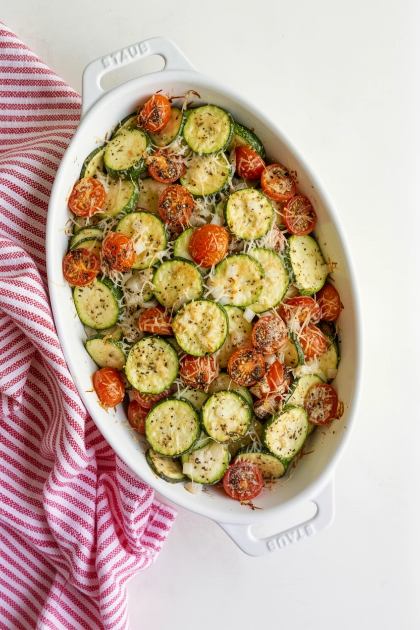 Baked Zucchini and Tomatoes: A Simple, Delicious Delight