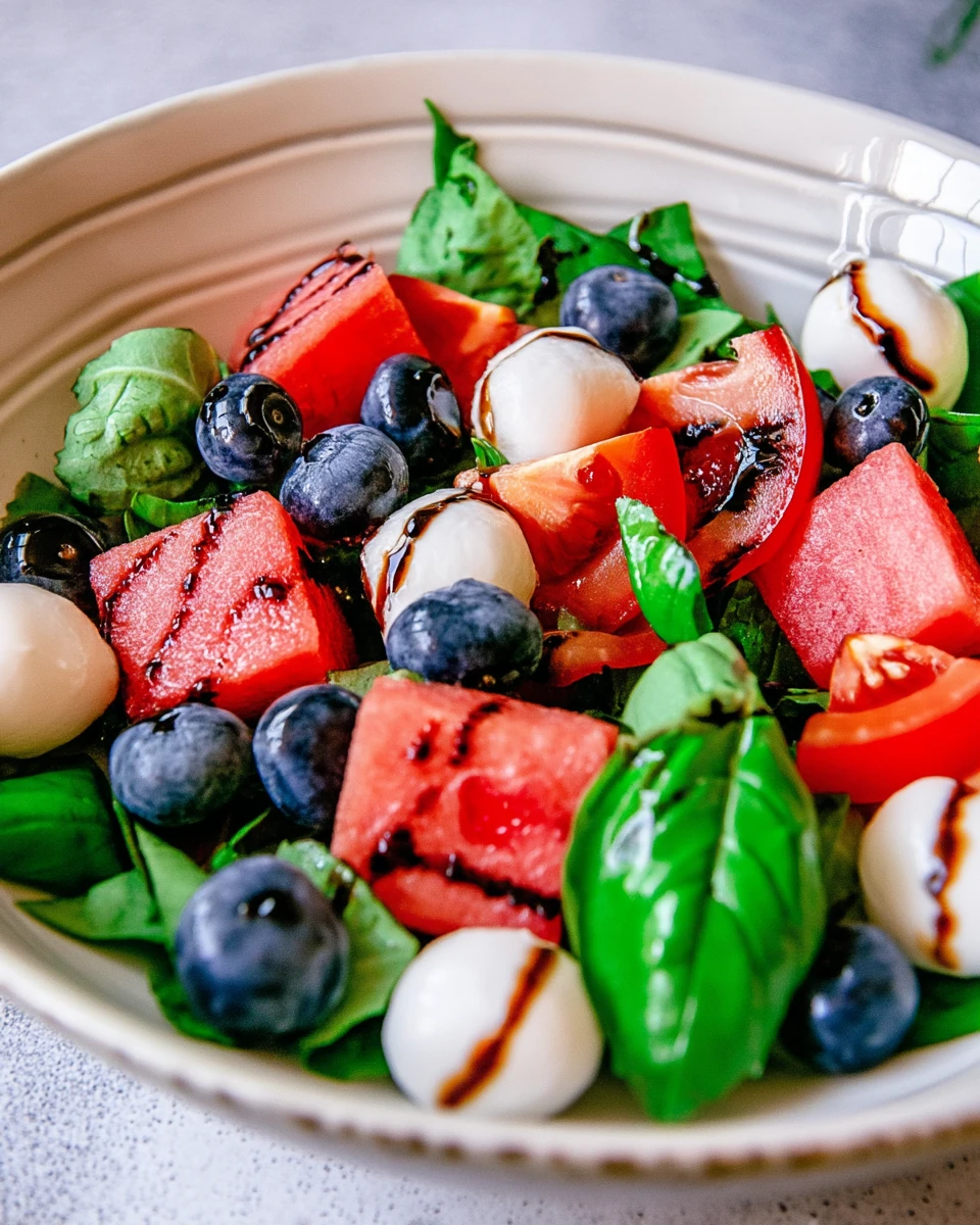 Blueberry Caprese Salad: A Refreshing Summer Delight