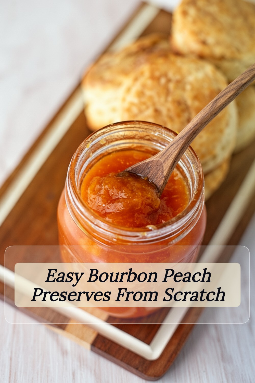 bourbon and peach preserves