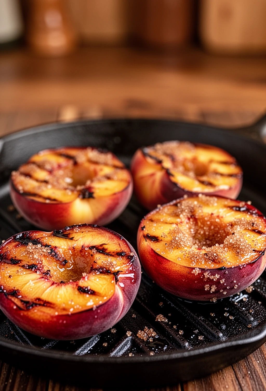 Delicious Brown Sugar Grilled Peaches Recipe
