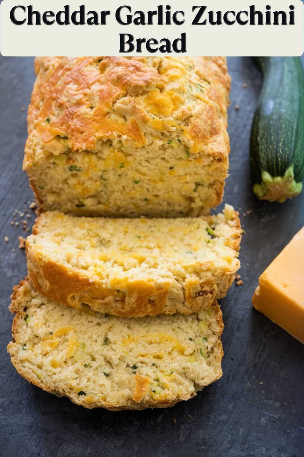 Cheddar Garlic Zucchini Bread: Irresistibly Savory Delight 1 cheddar garlic zucchini bread