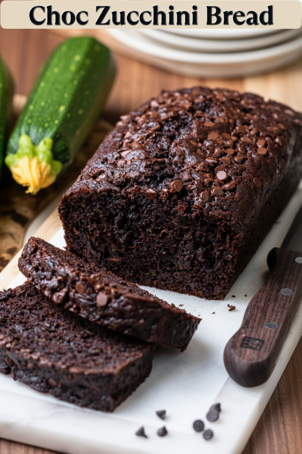Choc Zucchini Bread: A Moist and Indulgent Treat 1 choc zucchini bread