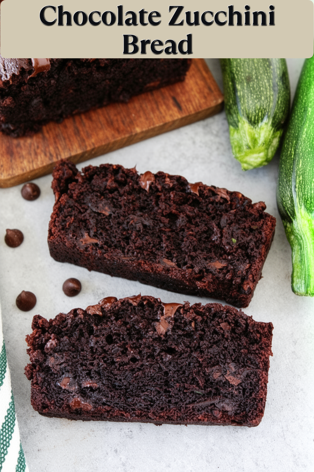 Deliciously Moist Chocolate Zucchini Bread Recipe 1 chocolate zucchini bread