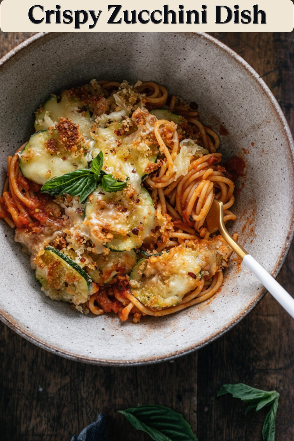 crispy zucchini dish
