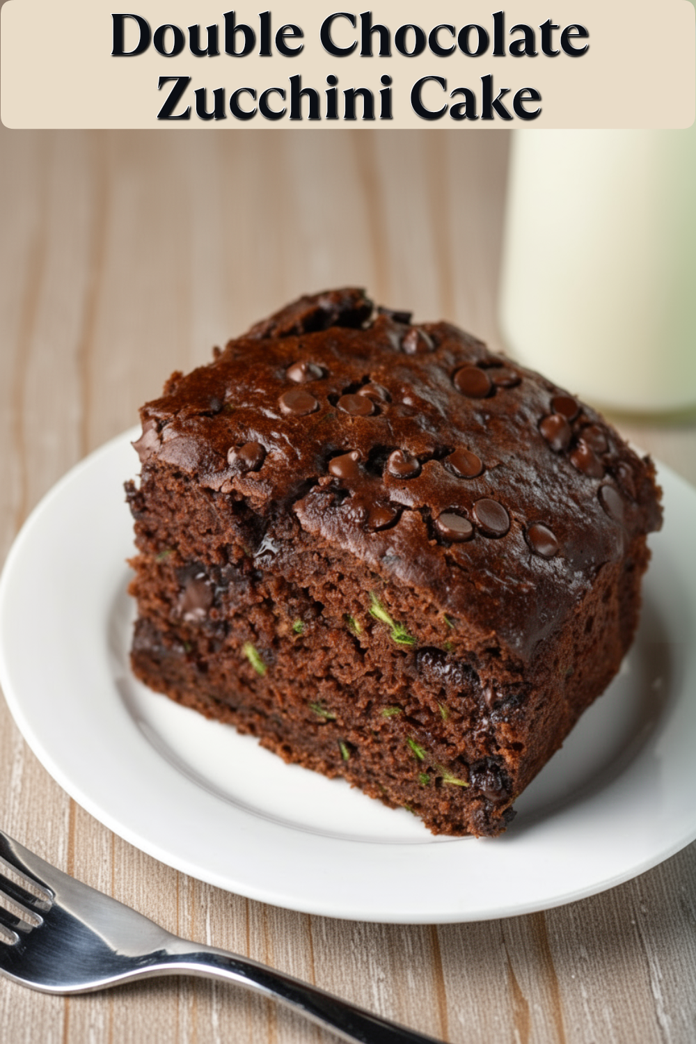 Double Chocolate Zucchini Cake: Indulgently Moist and Decadent 1 double chocolate zucchini cake