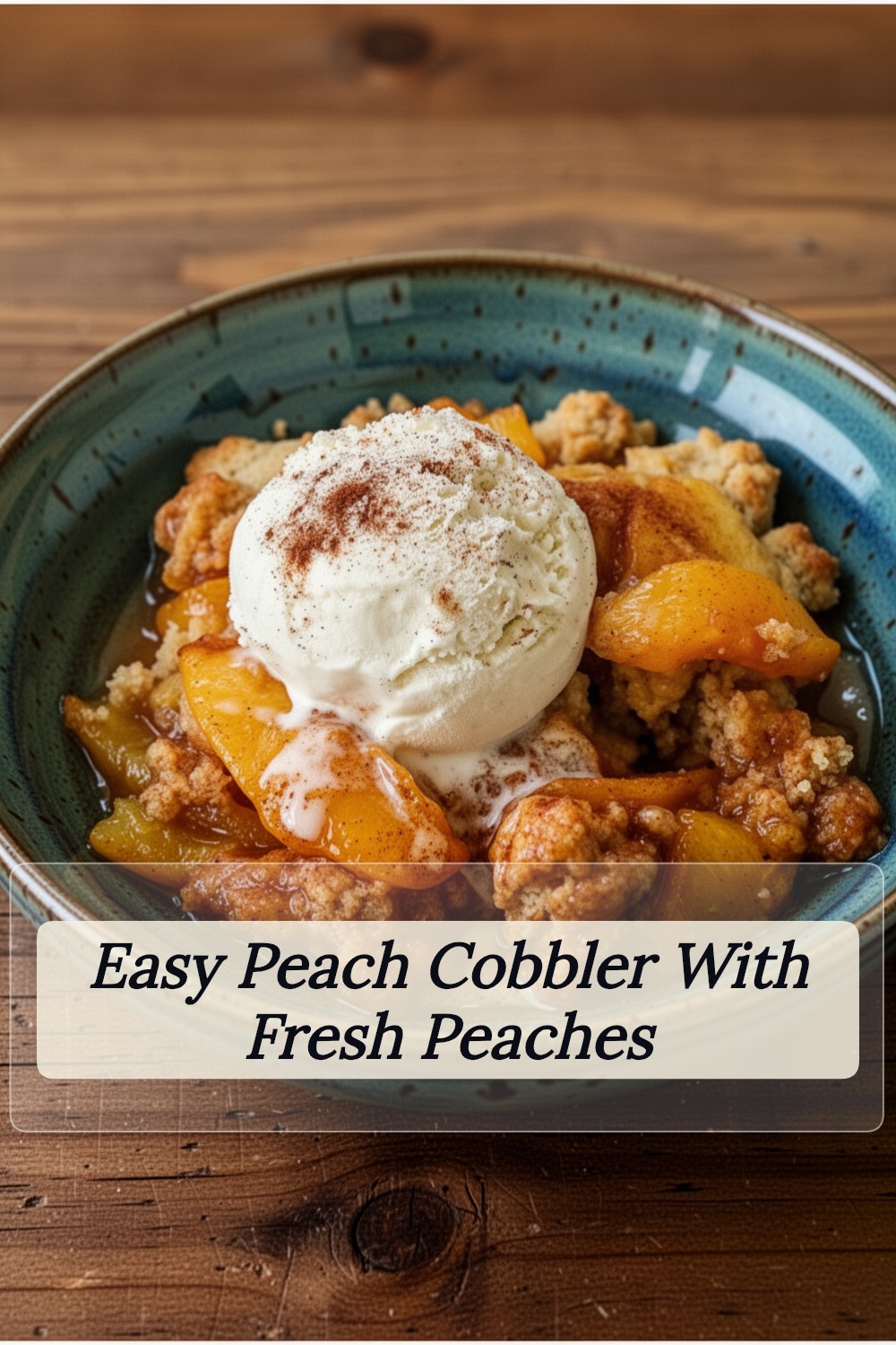 Easy Peach Cobbler with Fresh Peaches: Deliciously Simple 1 easy peach cobbler with fresh peaches