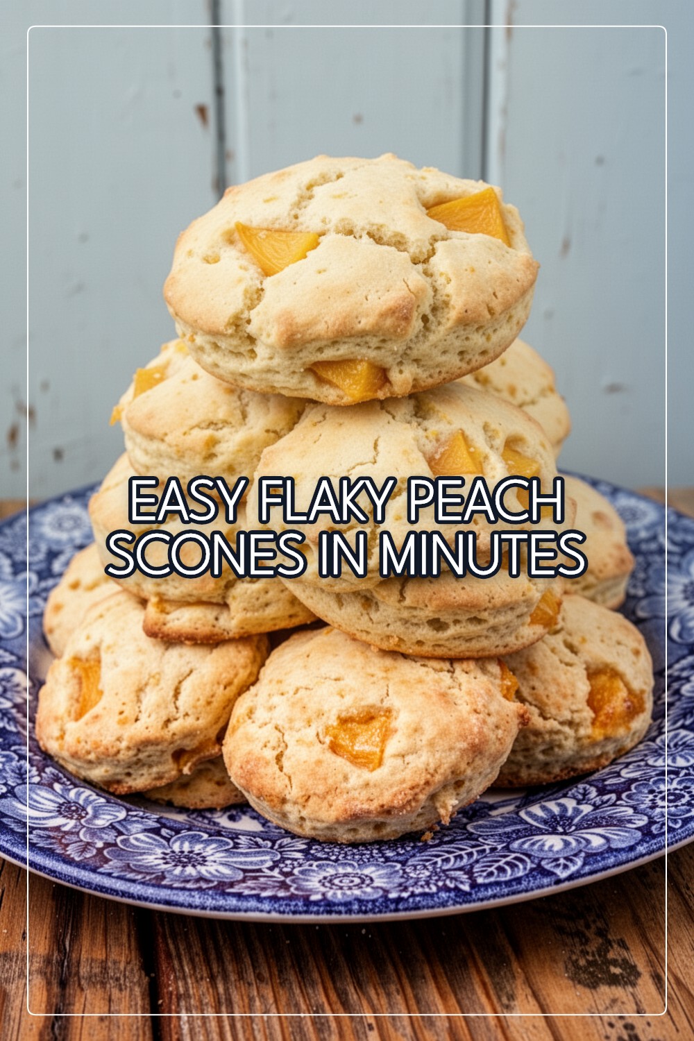 easy peach scones recipe