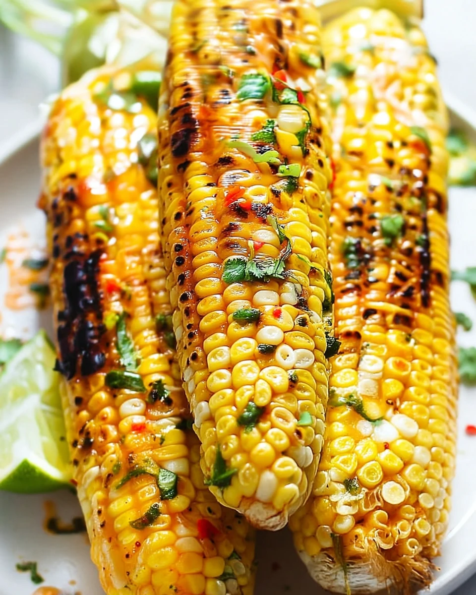 Grilled Corn on the Cob Recipe with Chili Lime Butter: A Flavor Explosion
