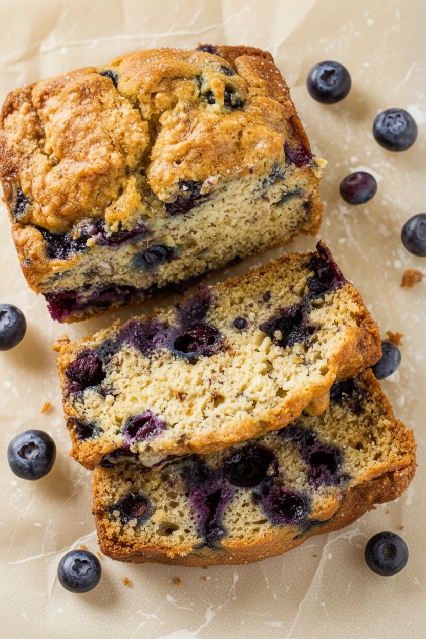 Homemade Blueberry Banana Bread: A Delightful Treat