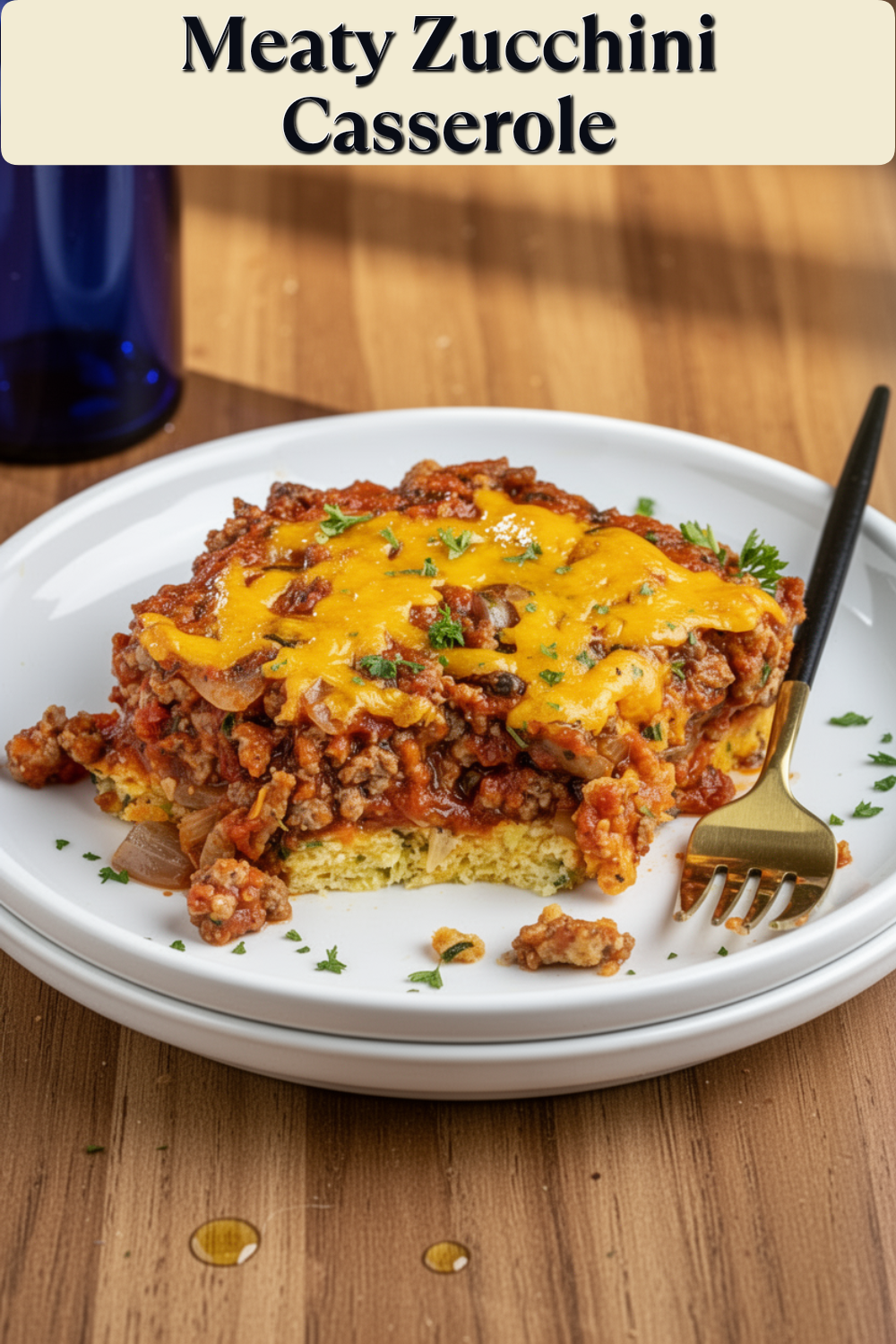meaty zucchini casserole