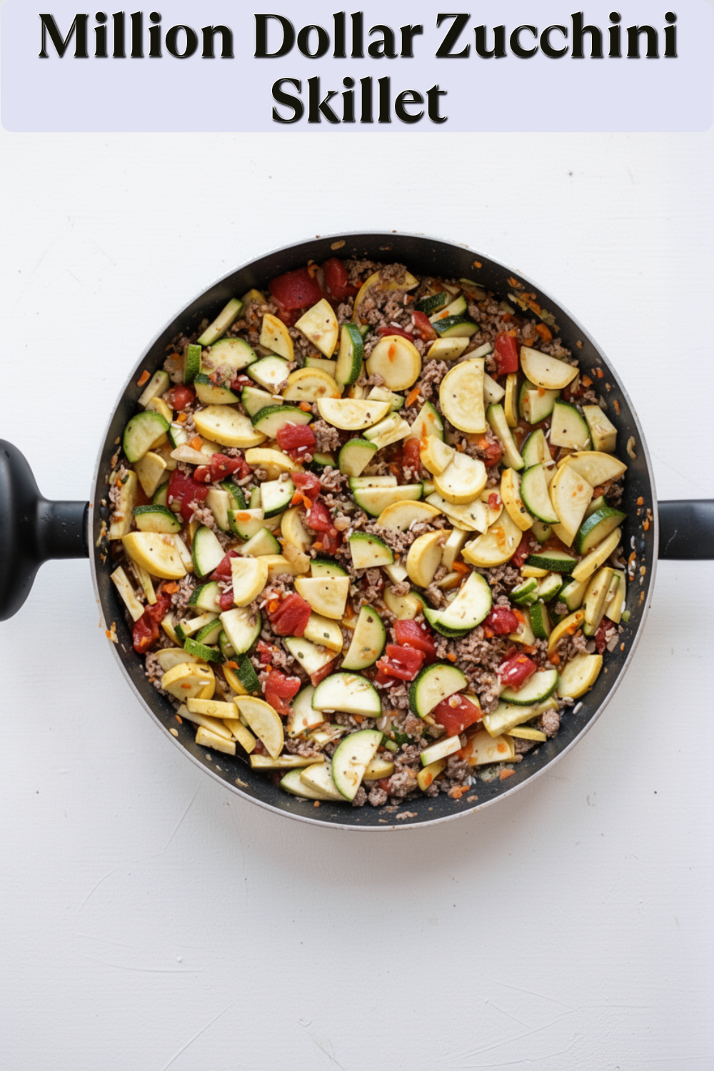 million dollar zucchini skillet