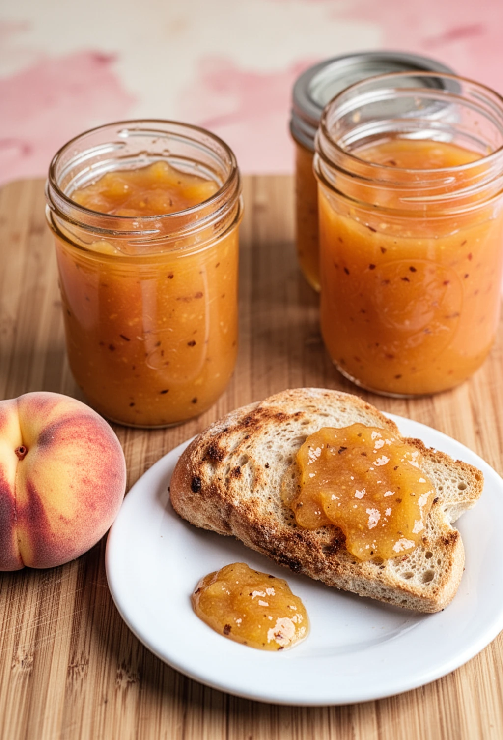 No Sugar Peach Jam Canning Recipe: Simple and Delicious