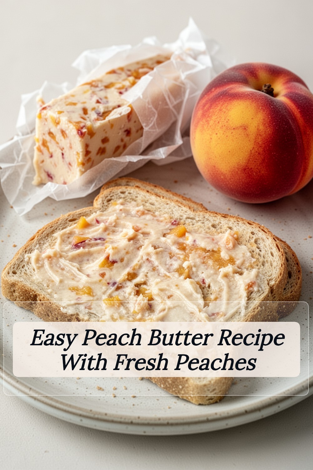 peach butter recipe