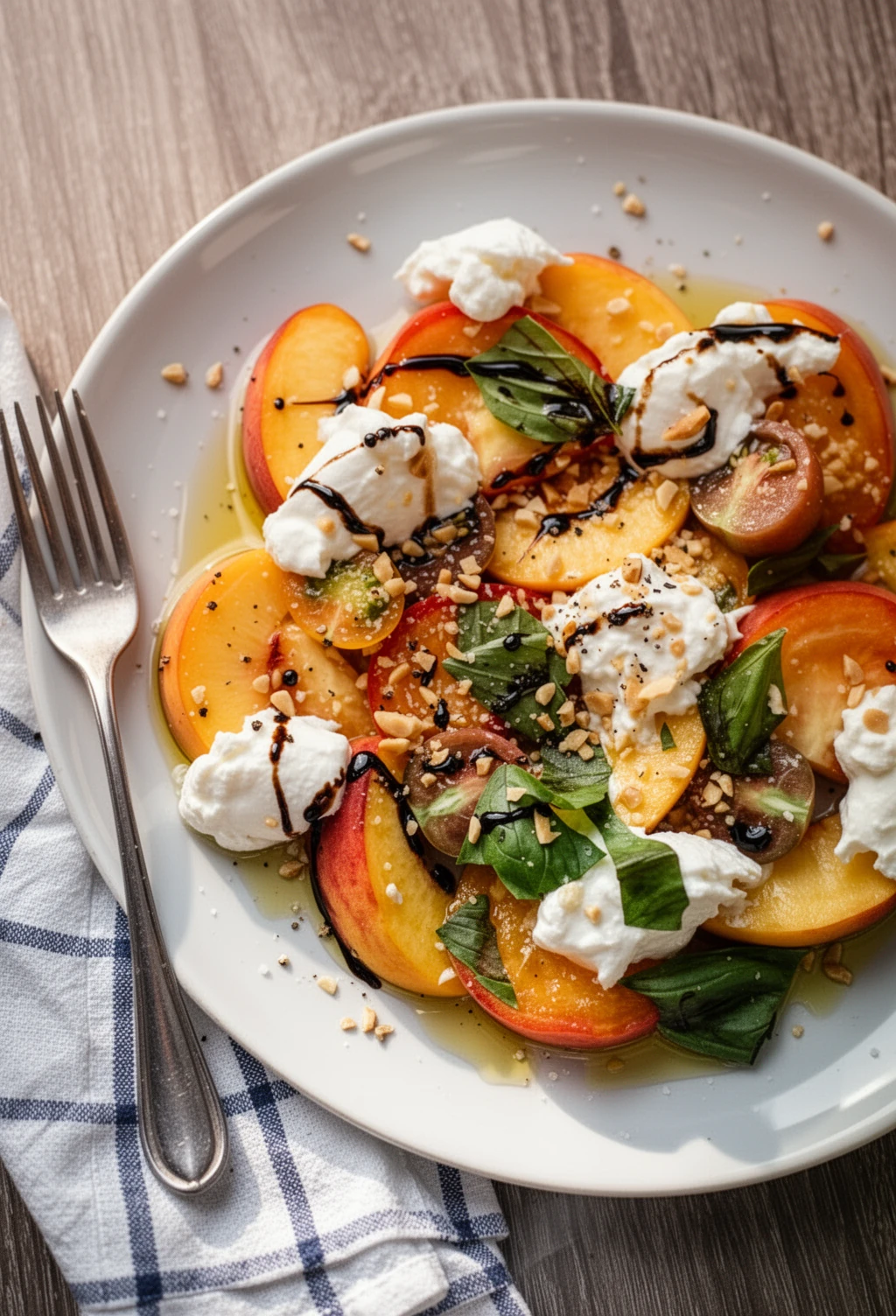 Peach Caprese Salad: A Refreshing Delight