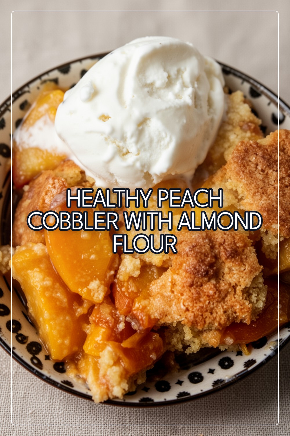 peach cobbler with almond flour