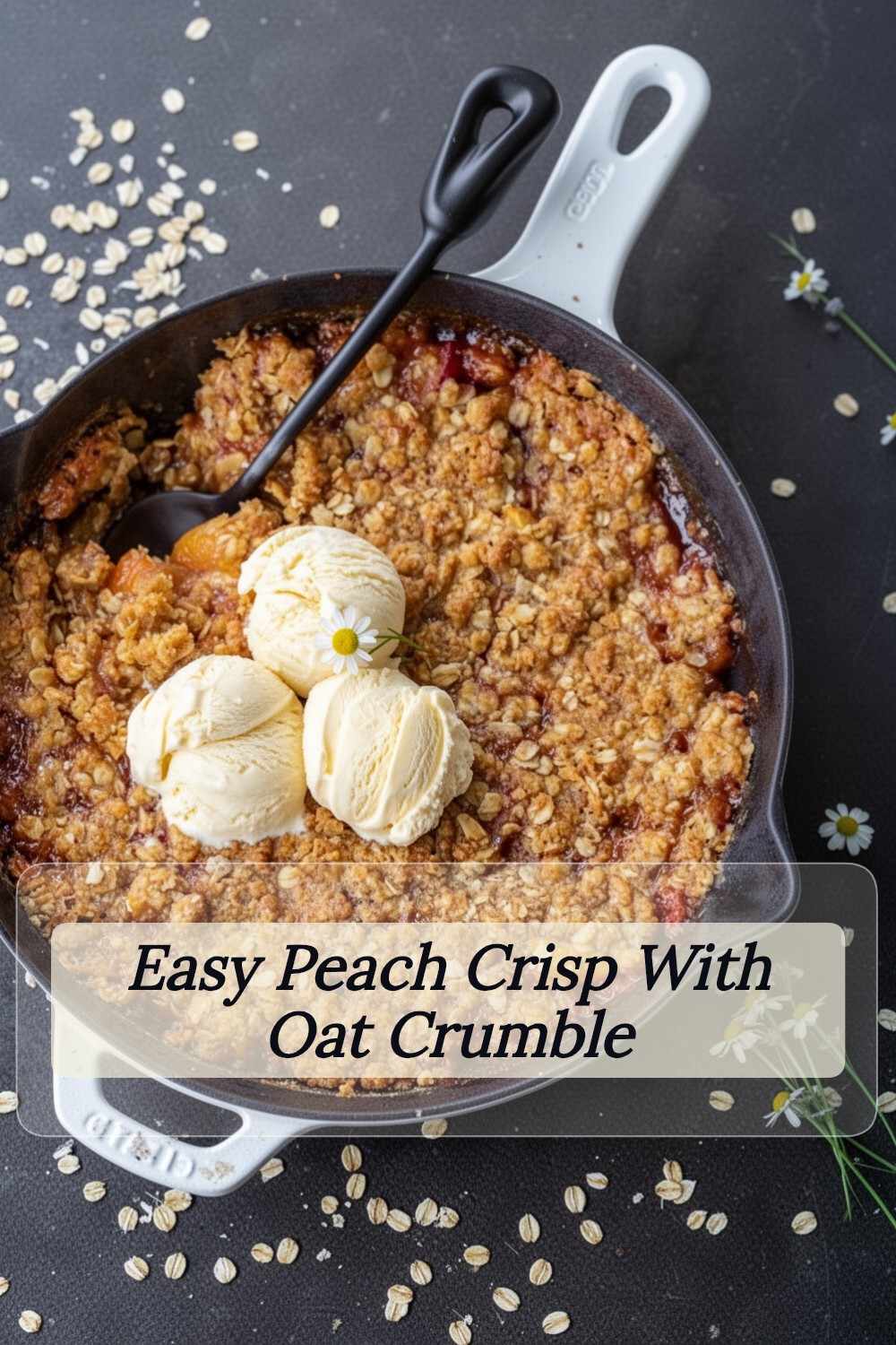 peach crisp