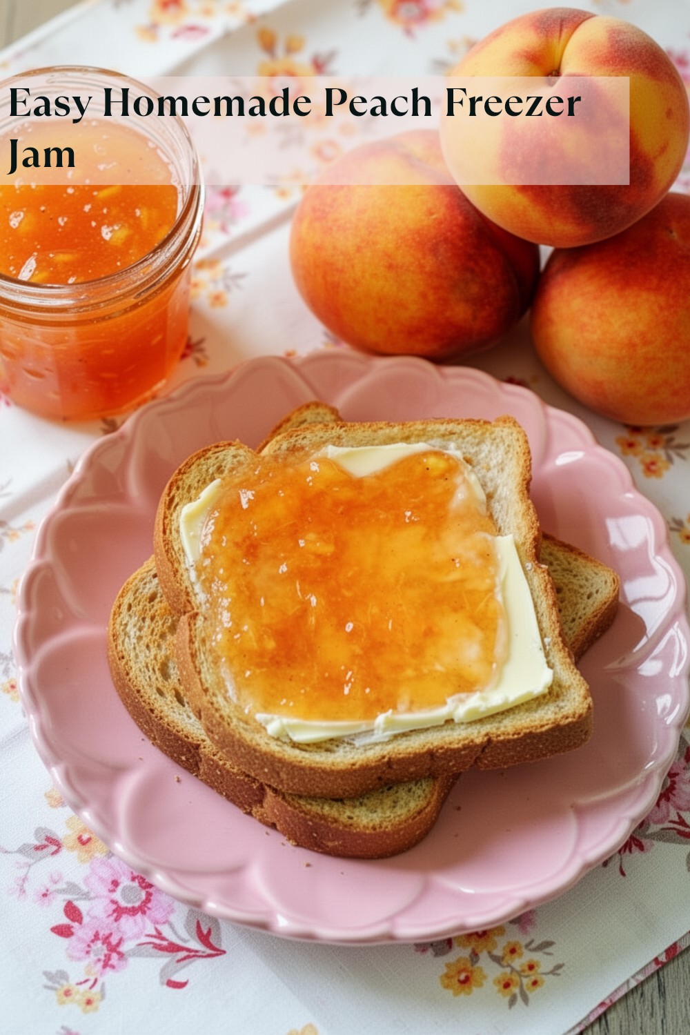 peach freezer jam