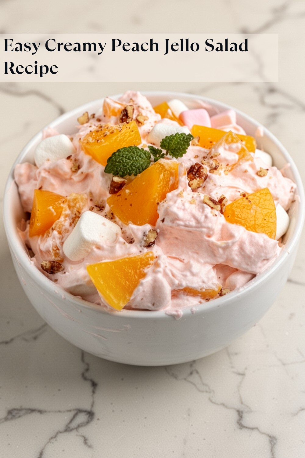 Delightful Peach Jello Salad That's a Family Favorite 1 peach jello salad