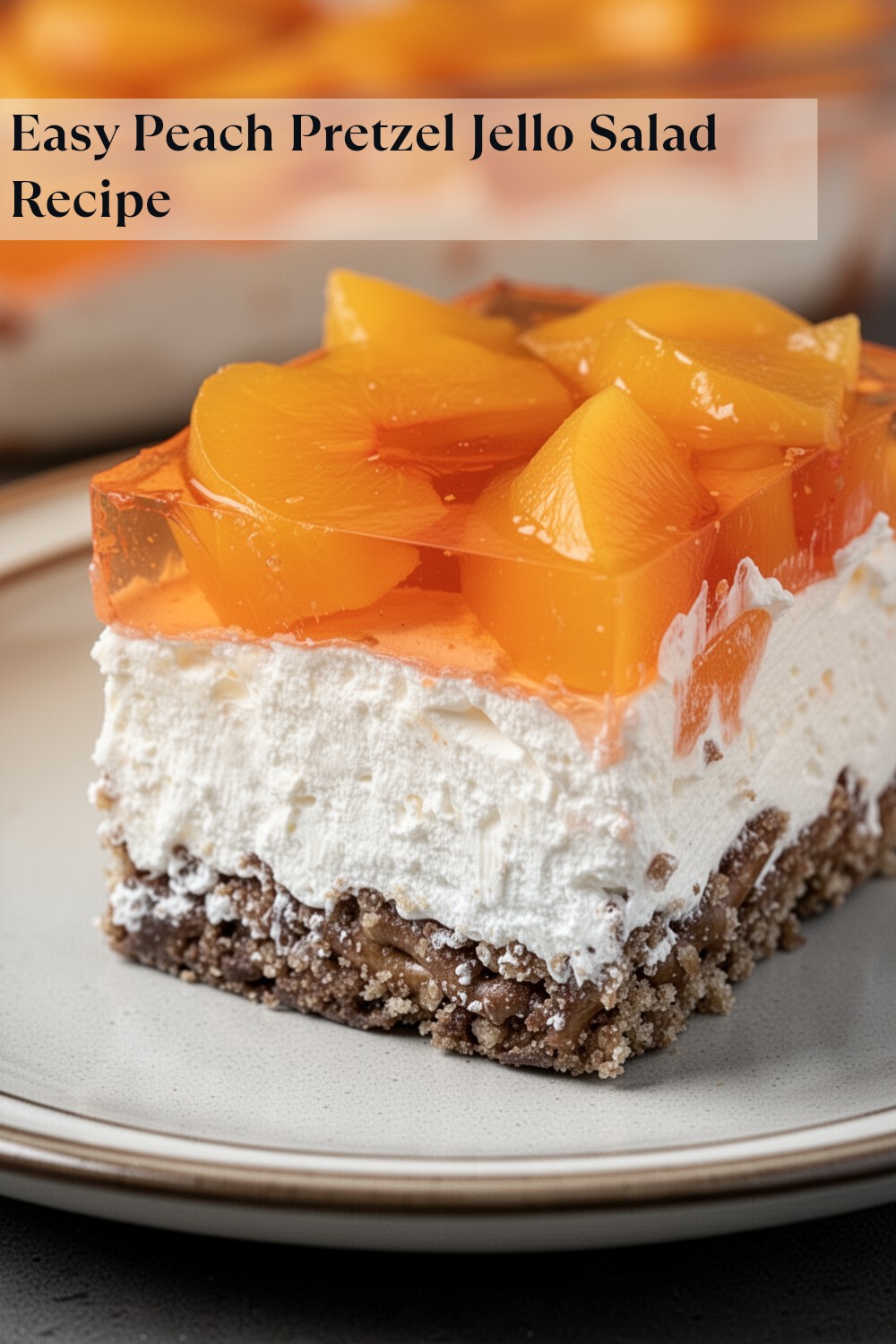 peach pretzel jello salad