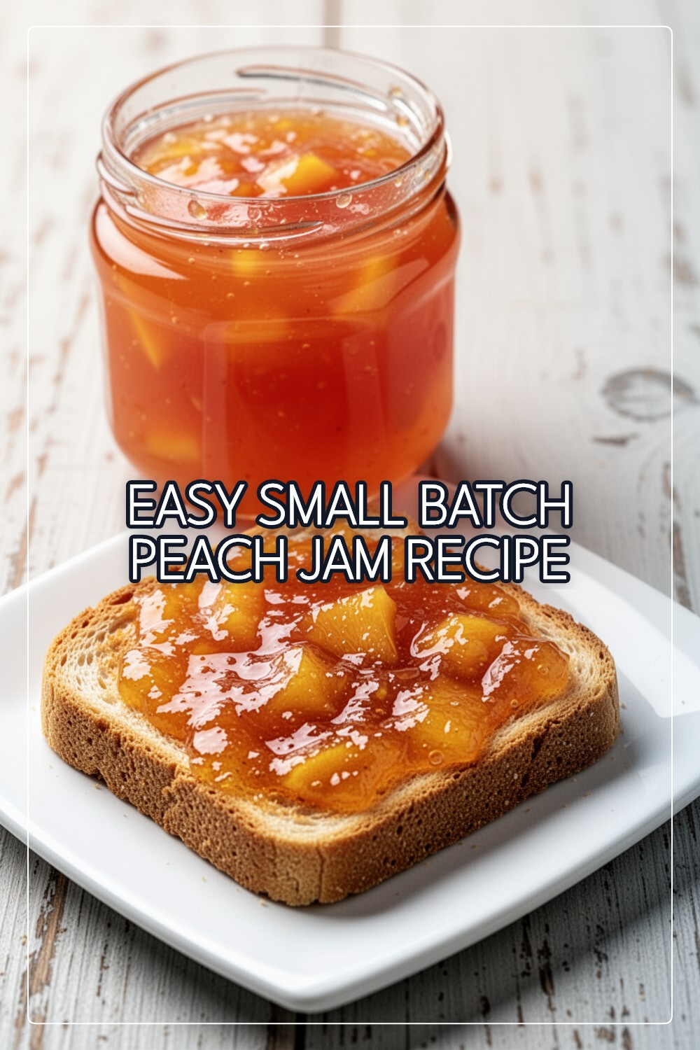 small batch peach jam recipe