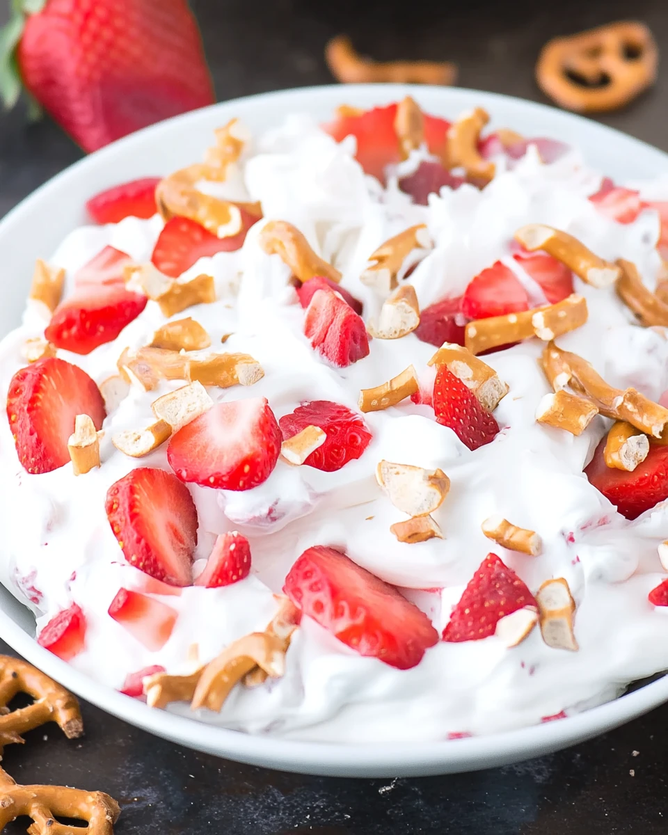 Delicious Strawberry Pretzel Fluff Salad: A Delightful Treat