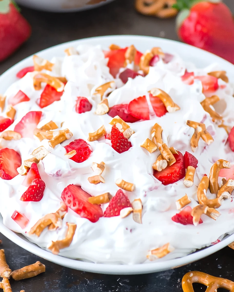 Delightful Strawberry Pretzel Fluff Salad Recipe