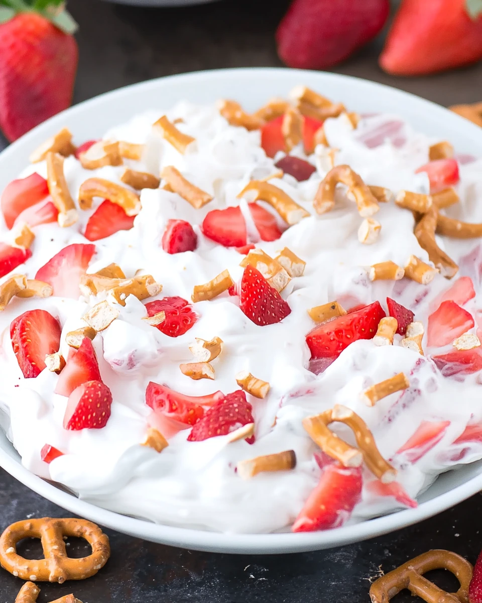 Delightful Strawberry Pretzel Fluff Salad Recipe