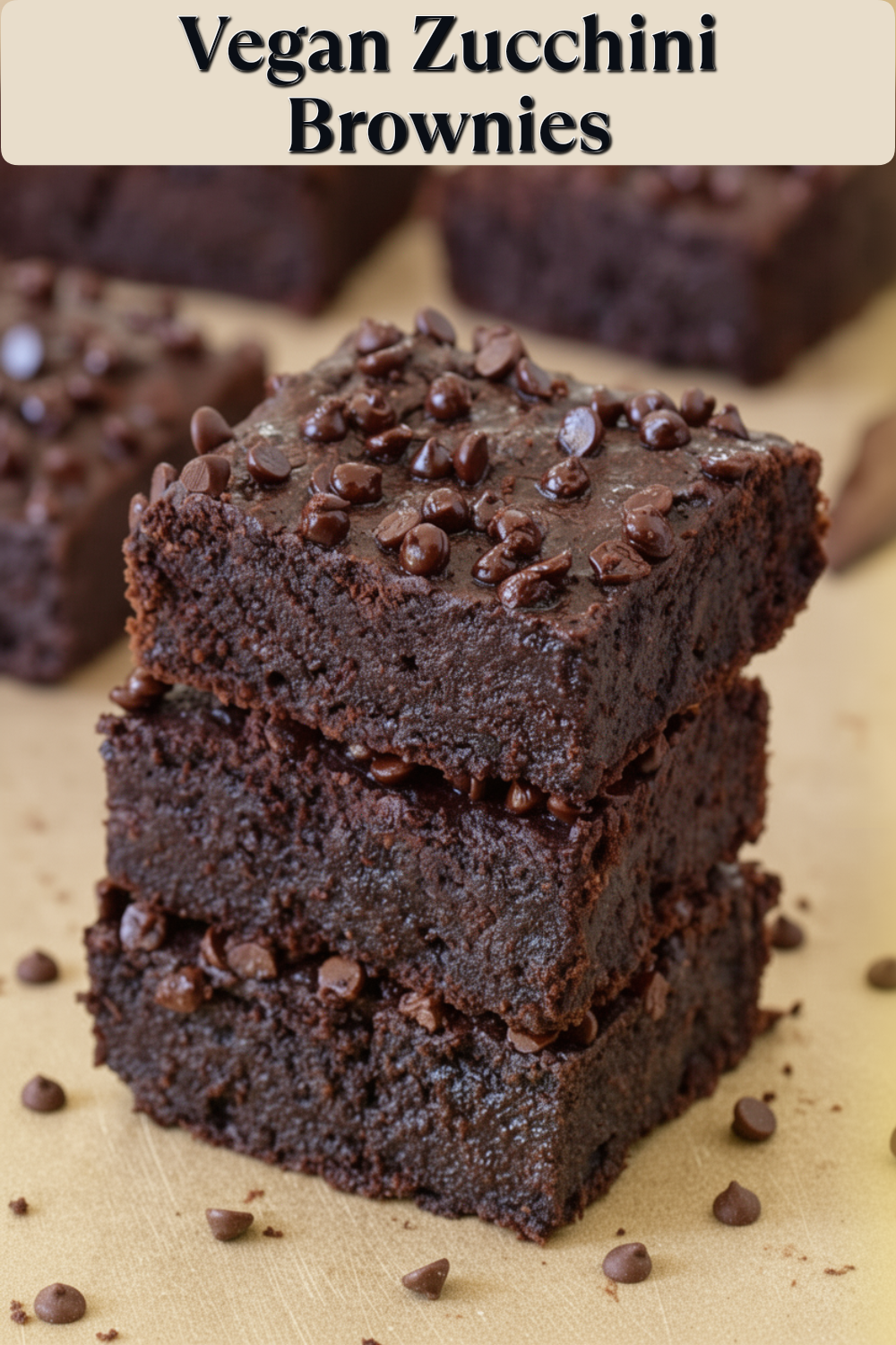 vegan zucchini brownies