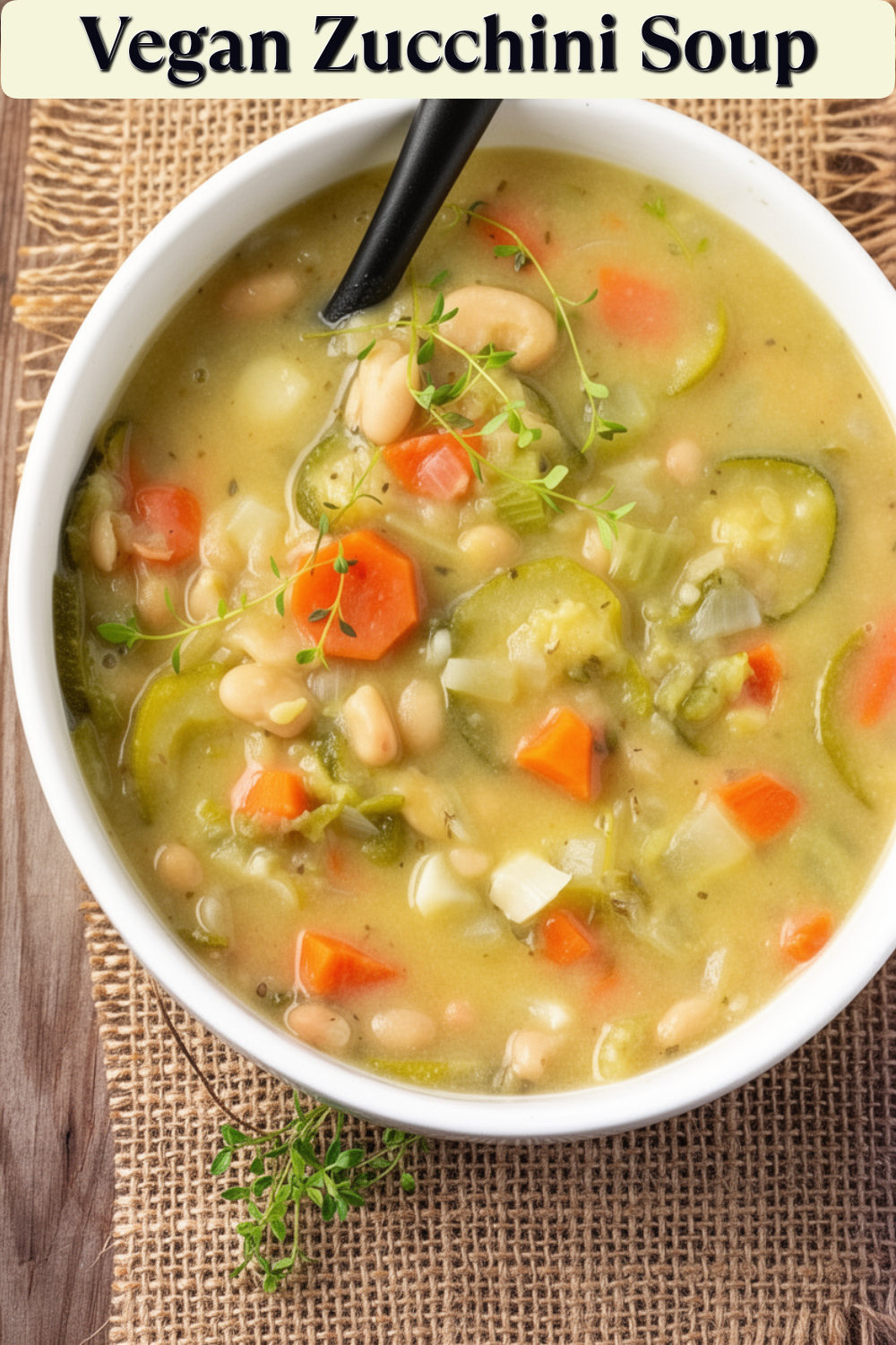 vegan zucchini soup