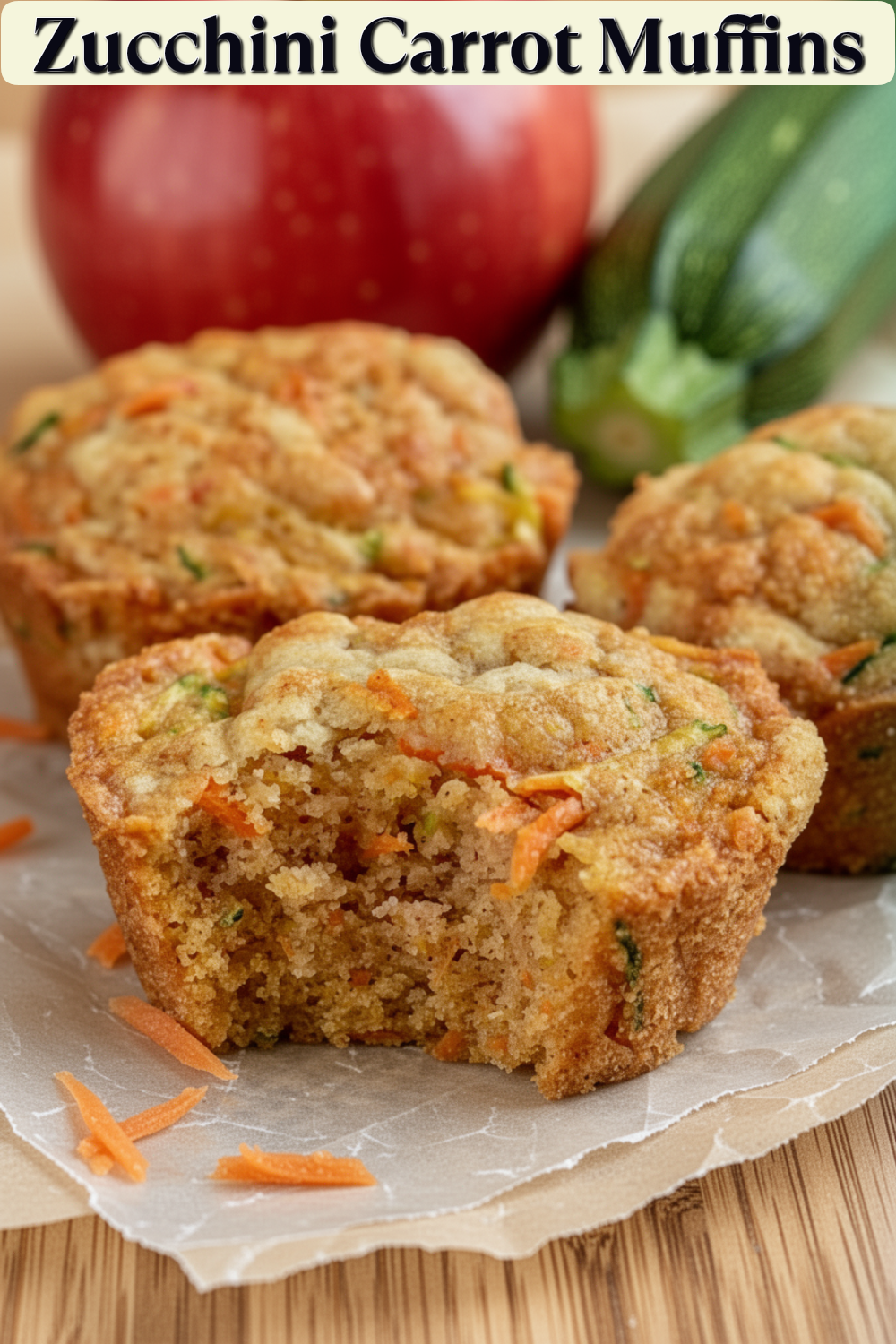 zucchini carrot muffins