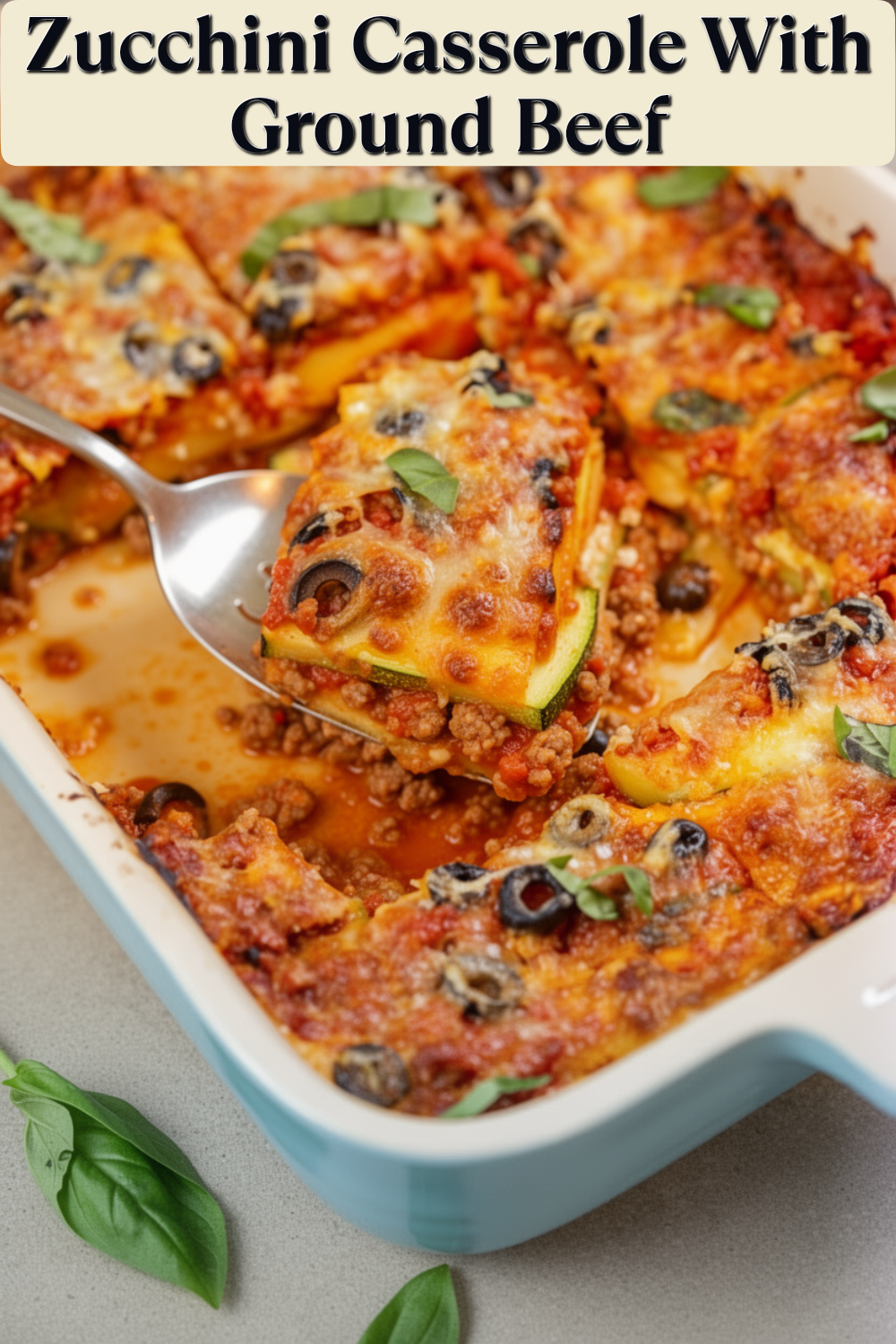 zucchini casserole with ground beef