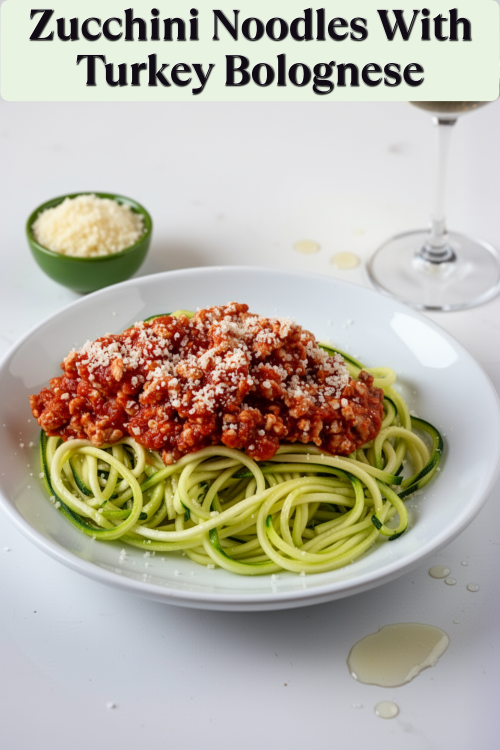 Zucchini Noodles with Turkey Bolognese: A Deliciously Healthy Option 1 zucchini noodles with turkey bolognese
