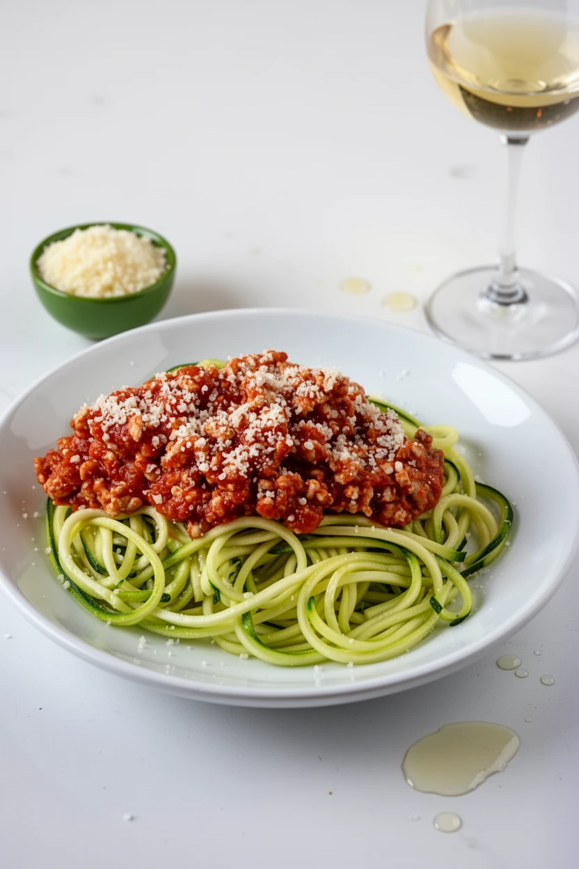 Zucchini Noodles with Turkey Bolognese: A Deliciously Healthy Option
