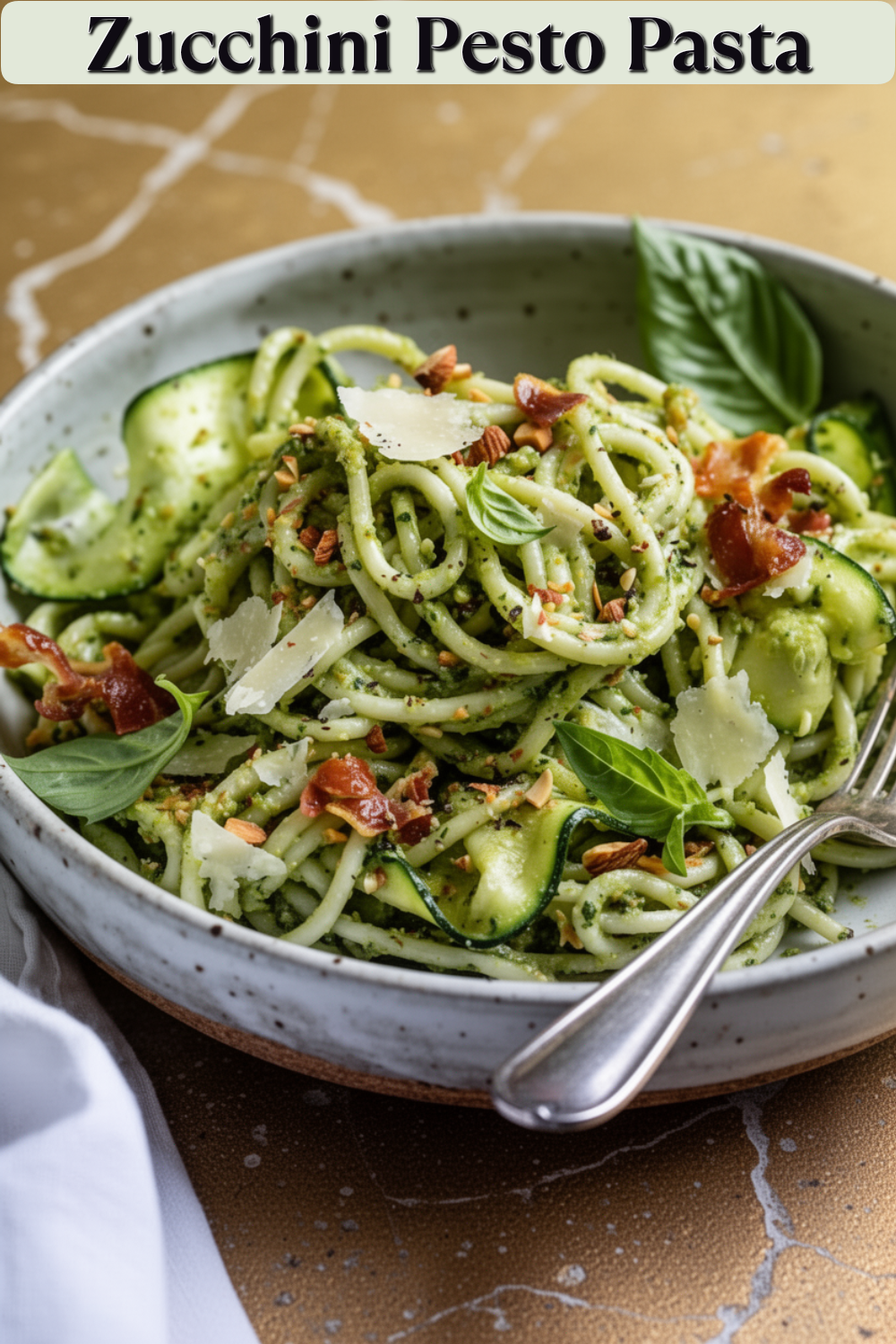 zucchini pesto pasta